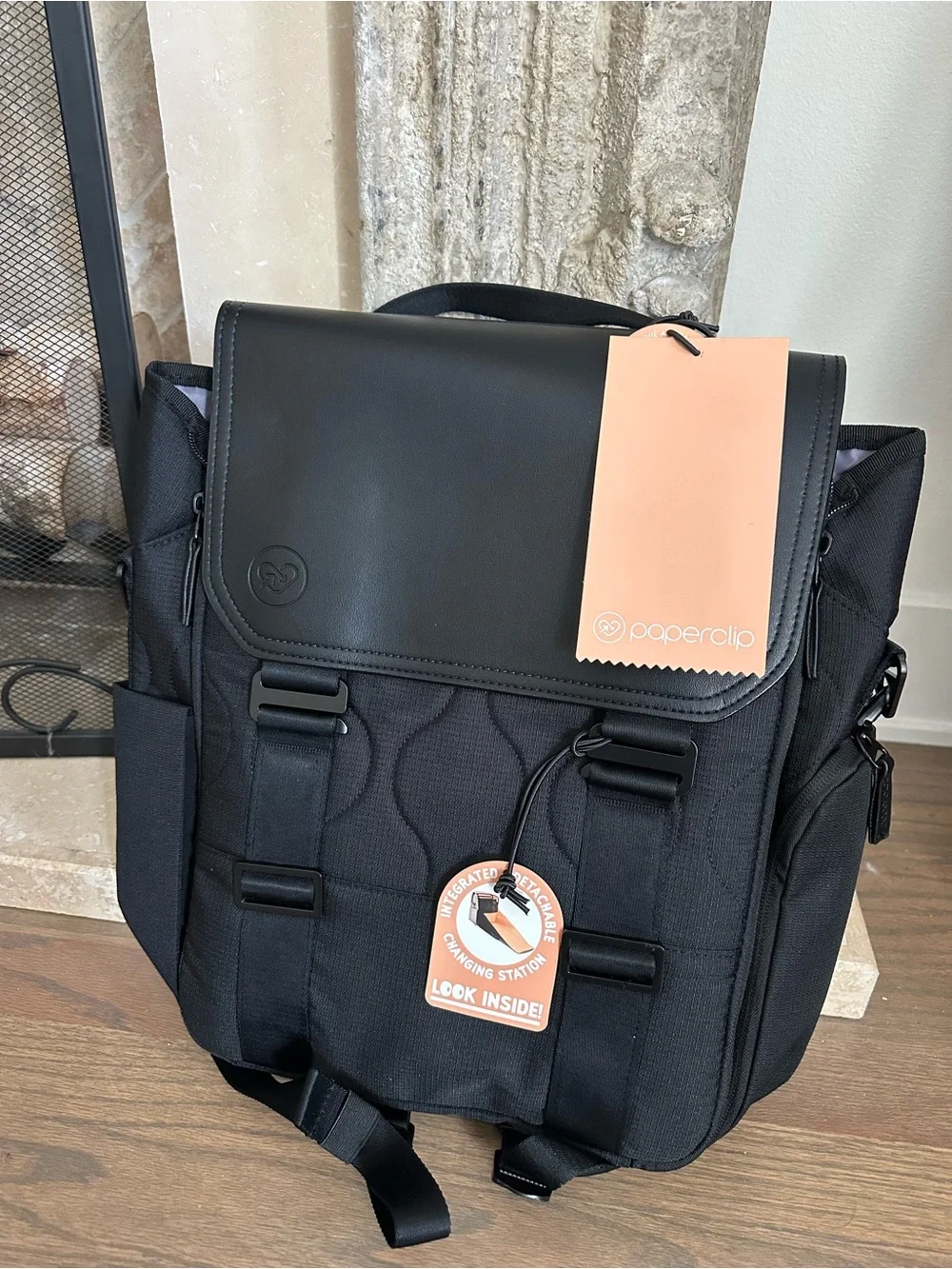 NWT Paperclip Willow Diaper Bag with Changing Pad - multiple colors